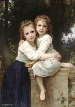 Deux soeurs réalisme William Adolphe Bouguereau Peinture à l'huile